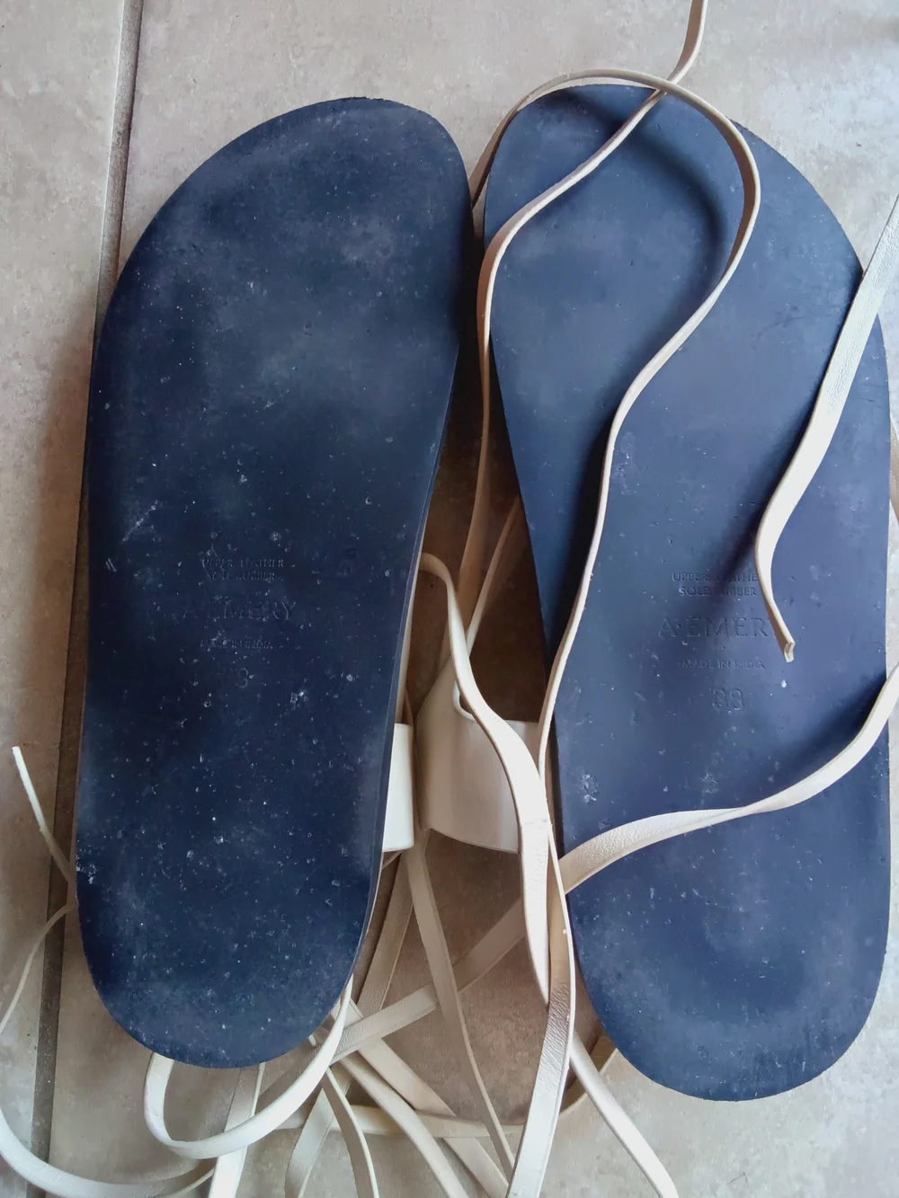 A.EMERY  Shel Sandal SIZE 38 US 7.5